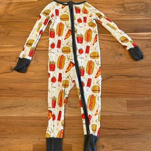 Little Sleepies “Fast Food” Bamboo pajamas. Out of print !